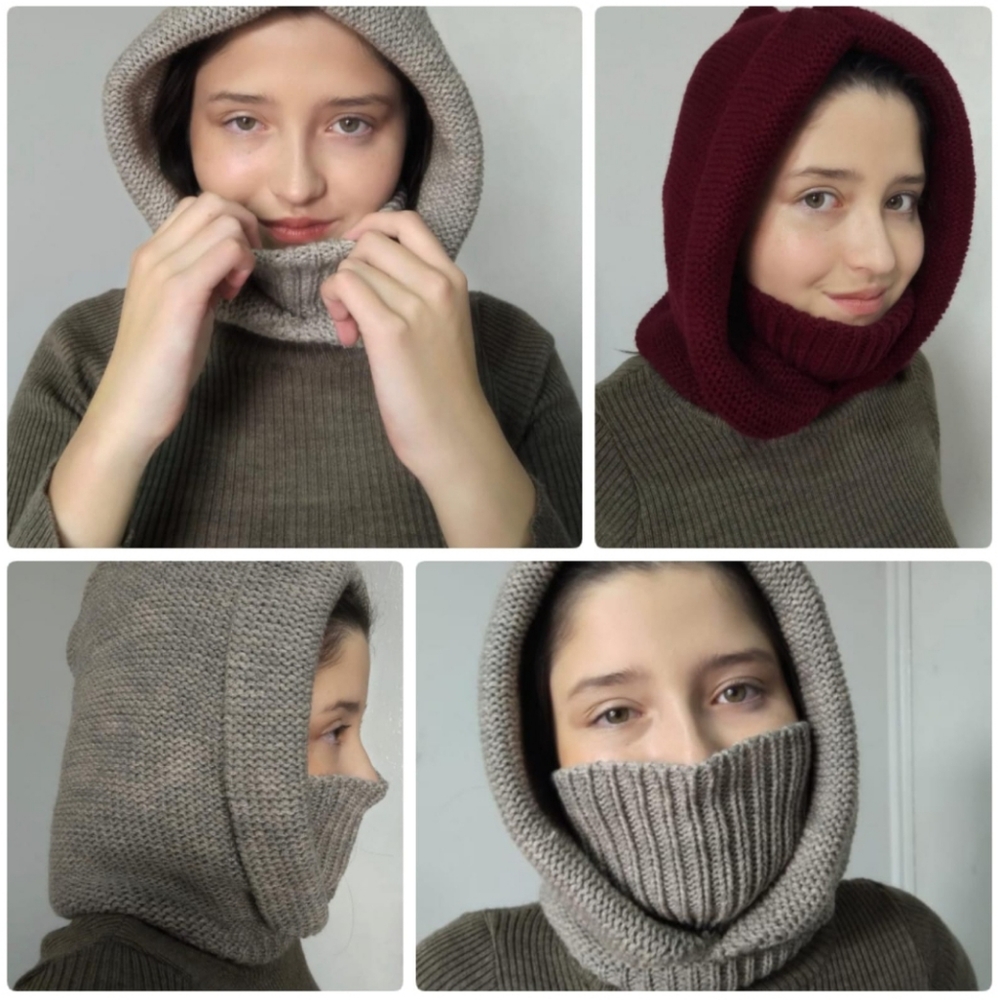 Winter hat with mask